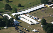 traditional marquees at show